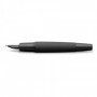 E-Motion Pure Black Fountain Pen, Extra Fine, Anodized Aluminium